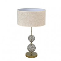 Distribuidor - Lâmpadas Diversas | Sobre Mesas Decoração | SOBREMESA BEATIA1XE27 CUERO PANTALLA BEIS 35D Ref: 195271014